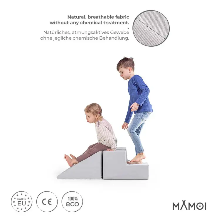 MAMOI® Softbausteine Baby | Schaumstoffbausteine Spielbausteine | Schaumspielset | Schaumspielblöcke | Schaumblöcke Kinder | Baby Spielplatz | Made in EU