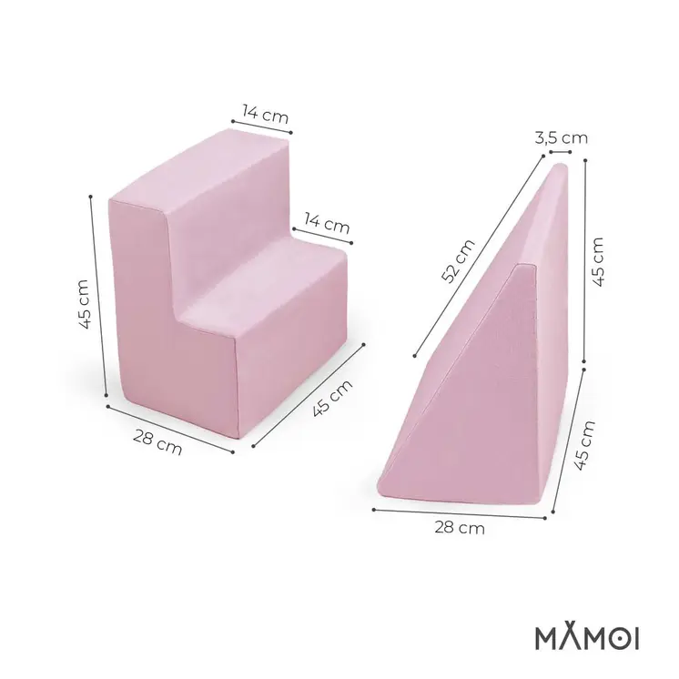 MAMOI® Modules de Motricité Bebe | Structure Mousse Motricité | Bloc de Motricité | Parcours de Motricité Bébé | Bloc Motricité | Structure Motricité Enfant | 100% ECO | Made in EU