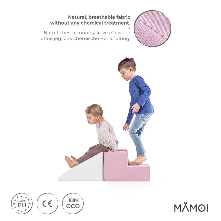 MAMOI® Softbausteine Baby | Schaumstoffbausteine Spielbausteine | Schaumspielset | Schaumspielblöcke | Schaumblöcke Kinder | Baby Spielplatz | Made in EU
