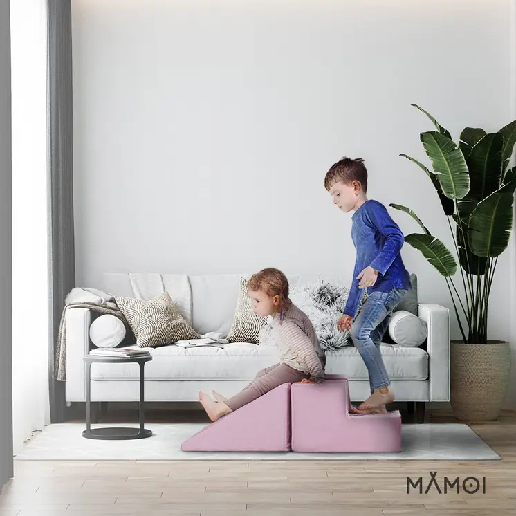 MAMOI® Softbausteine Baby | Schaumstoffbausteine Spielbausteine | Schaumspielset | Schaumspielblöcke | Schaumblöcke Kinder | Baby Spielplatz | Made in EU