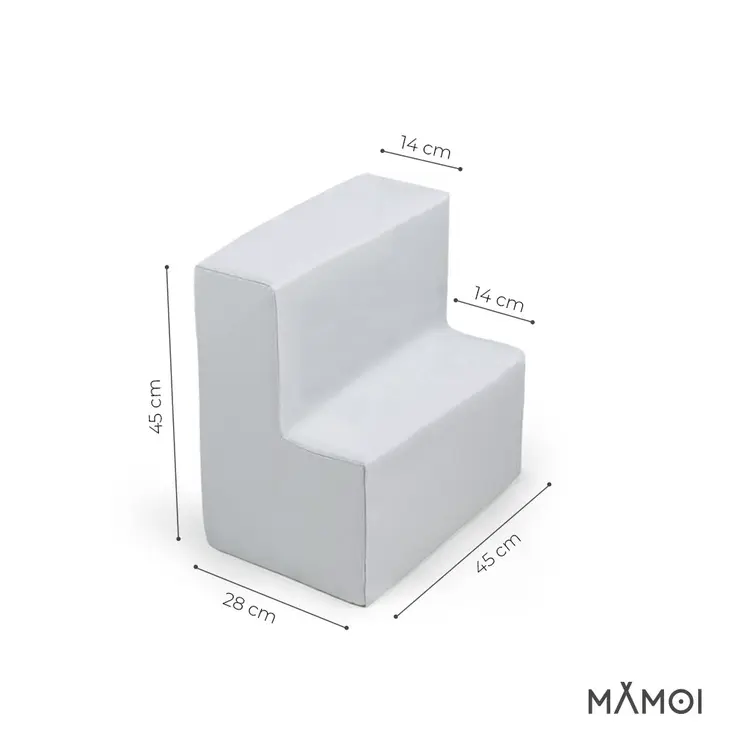 MAMOI® Baby Climbing Blocks | Foam Play Set | Climbing Blocks for Baby Softplay Set | Soft Play Slide and Step Set | Climbing Blocks for Toddlers | 100% ECO | Made in EU