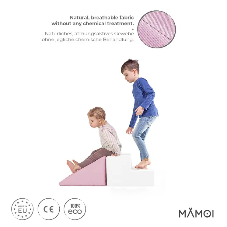 MAMOI® Softbausteine Baby | Schaumstoffbausteine Spielbausteine | Schaumspielset | Schaumspielblöcke | Schaumblöcke Kinder | Baby Spielplatz | Made in EU