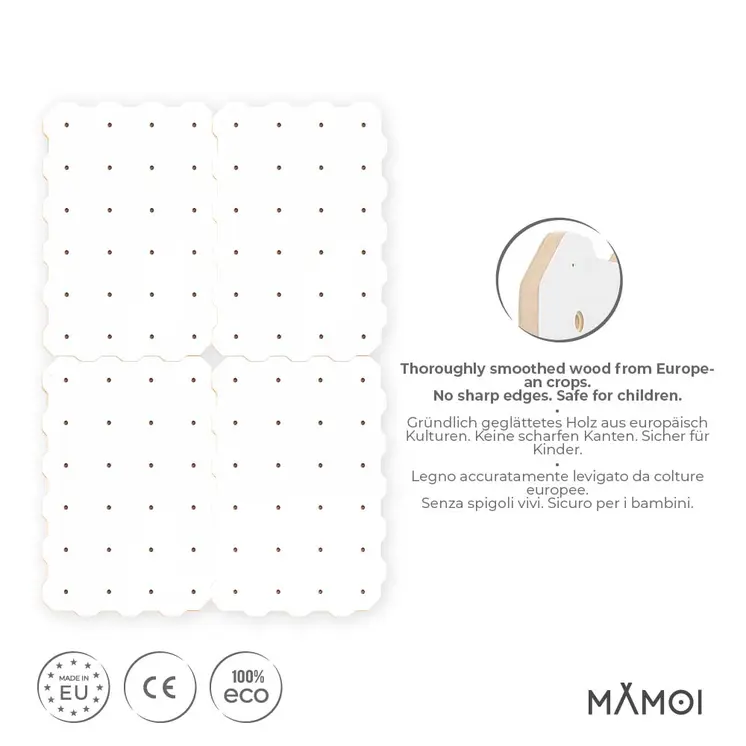 MAMOI® Climbing wall for kids, Wooden frame for toddlers, Play equipment for toddler, Indoor baby and childrens frames montessori from age 3 years old