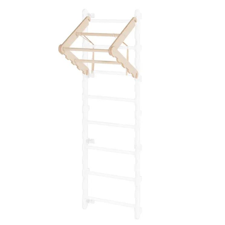 MAMOI® Porte moderne pour échelle d’escalade | Barre de traction à l’échelle murale | Porte-échelle pliable en bois 100% ECO | Fabriqué dans l’UE