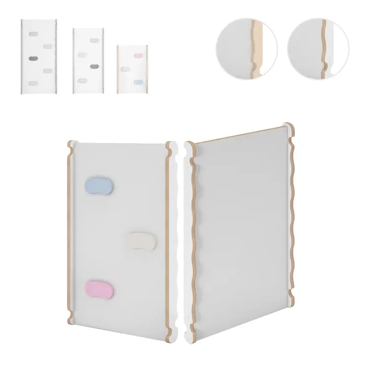 MAMOI® Toboggan interieur pour enfant, Tobogan pour triangle et mur escalade pour bebe, Jeux en bois intérieur, Tobbogan montessori à partir de 1 an 2/3 ans