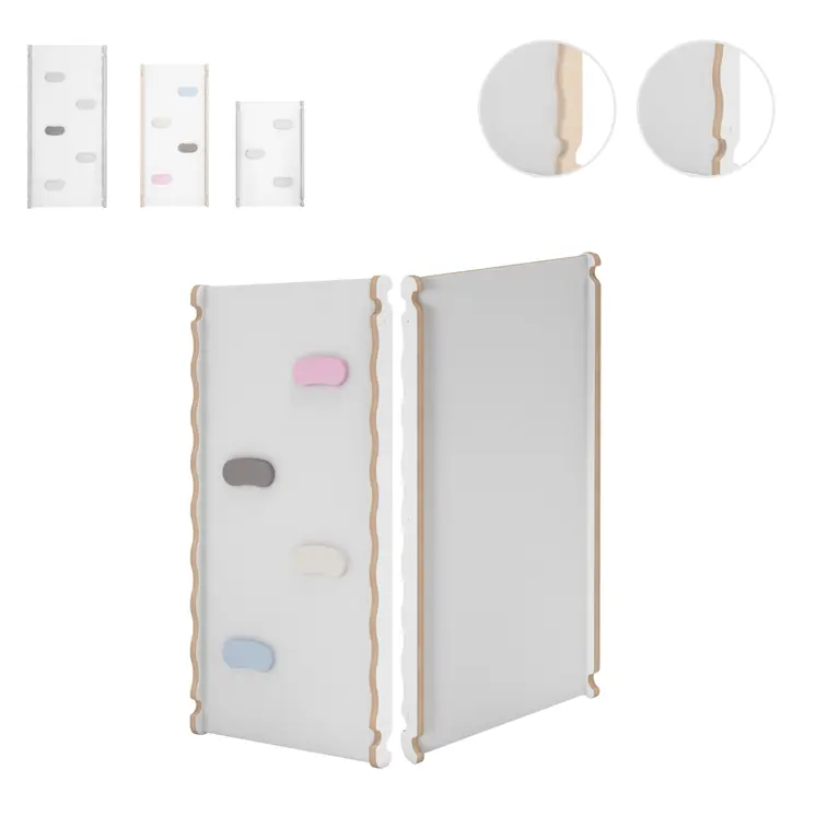 MAMOI® Rutsche Indoor, Rutschbrett für Klettergerüst, Kinderrutsche aus Holz für Kletterdreieck und Kletterbogen, Holzrutsche für Baby ab 1 jahr und 2/3 jahre, montessori