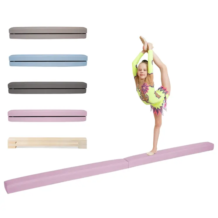MAMOI® Schwebebalken für zuhause, Balancierbalken für kinder, Balken turnen klappbar, Turngeräte indoor, Balancieren und Turnbalken, Gymnastic bar