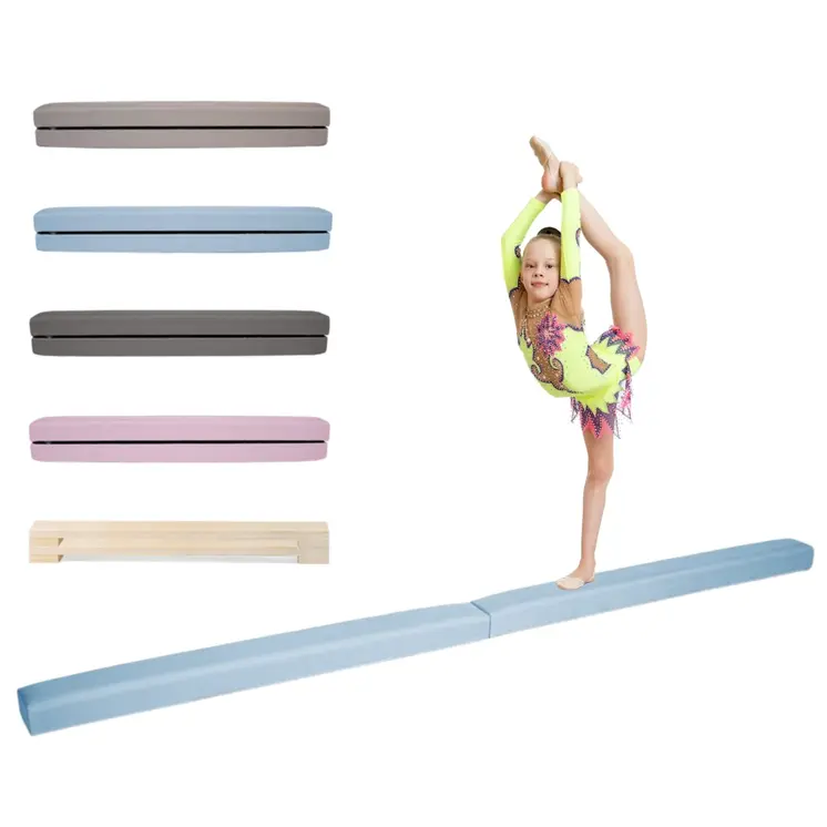 MAMOI® Schwebebalken für zuhause, Balancierbalken für kinder, Balken turnen klappbar, Turngeräte indoor, Balancieren und Turnbalken, Gymnastic bar