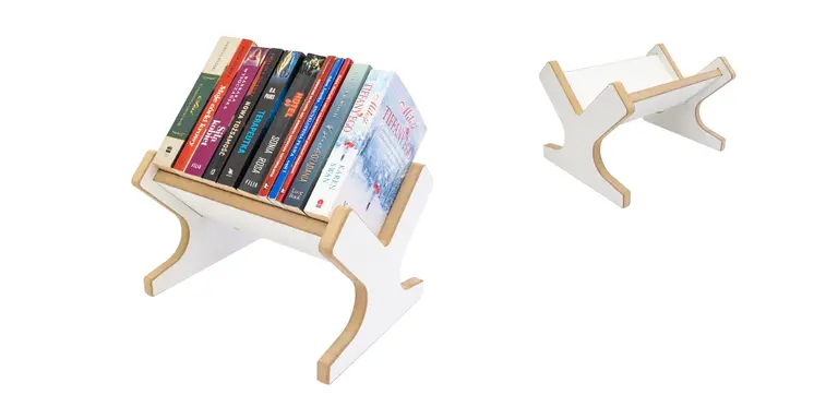 MAMOI® Petite bibliothèque pour enfants en bois - Mini étagère pour livres d'enfants, support de livres, étagère murale, kids bookshelf