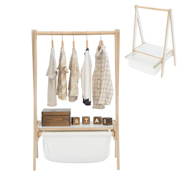 MAMOI® porte-vêtements pour chambre d'enfant | porte-vêtements enfant | porte-vêtements bébé | porte-manteau | armoire enfant | armoire enfant
