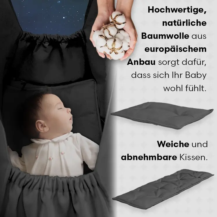 MAMOI® Hammock, Baby Hängematte, Federwiege Baby, Federwiege, Baby Federwiege, Hängewiege Baby, Federwippe, Federwiege für ein Baby, Wiege, Hängewiege für ein Baby, Hängematte, Made in EU