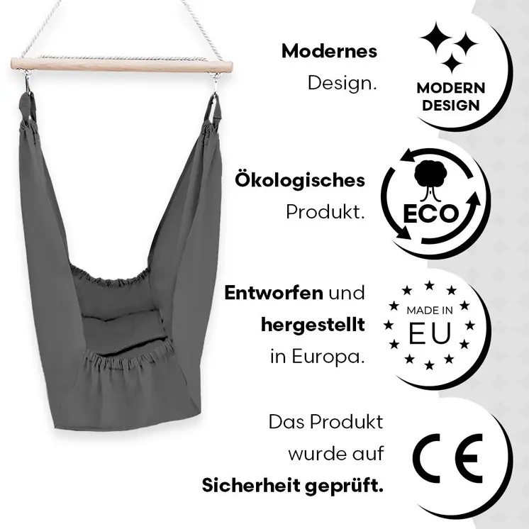 MAMOI® Hammock, Baby Hängematte, Federwiege Baby, Federwiege, Baby Federwiege, Hängewiege Baby, Federwippe, Federwiege für ein Baby, Wiege, Hängewiege für ein Baby, Hängematte, Made in EU