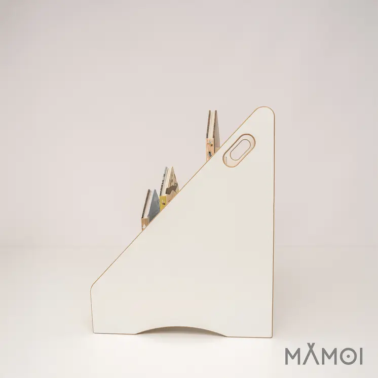 MAMOI® Bibliothèque pour enfants en bois, étagère pour livres d'enfants, support de livres, étagère murale pour chambre d'enfants, étagère, Book Shelf, étagère pour enfants
