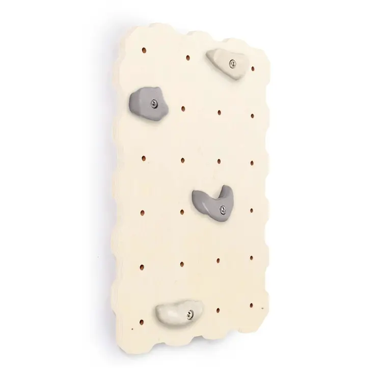 MAMOI® Mur escalade pour enfant, Module d'escalade interieur pour bebe, Mur descalade avec prises escalade et sans prise, Planche escalade à partir de 3 ans