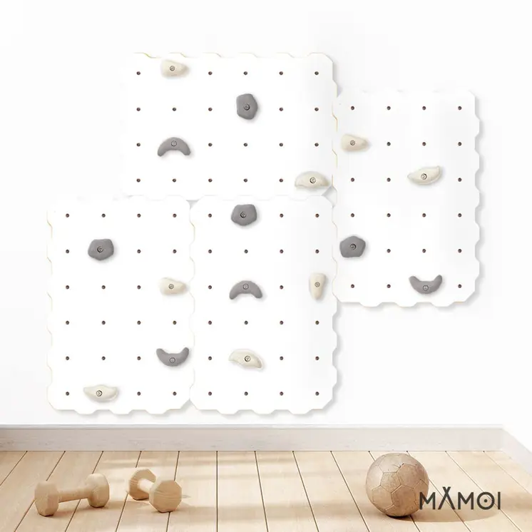 MAMOI® Climbing wall for kids, Wooden frame for toddlers, Play equipment for toddler, Indoor baby and childrens frames montessori from age 3 years old