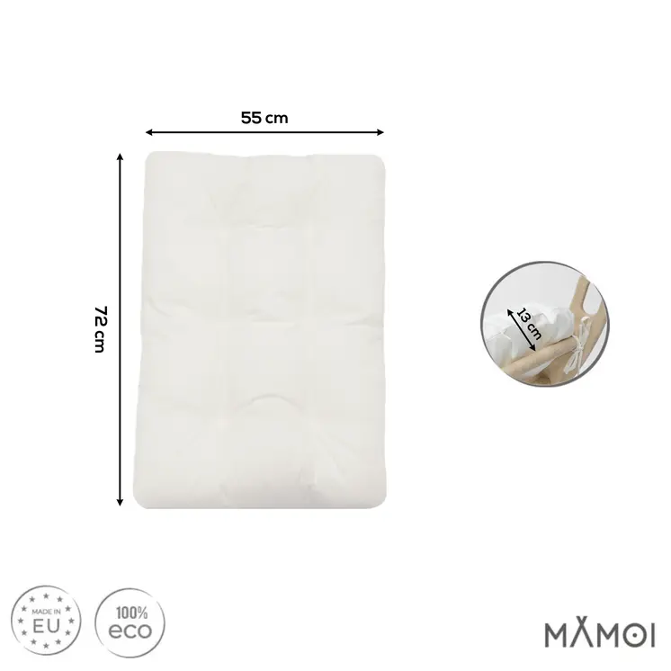 MAMOI® Kissen für Kletterbogen für Kinder, Matte für Kletterdreieck und Baby Klettern, Spielplatz und Klettergerüst Indoor ab 1/2/3 Jahre