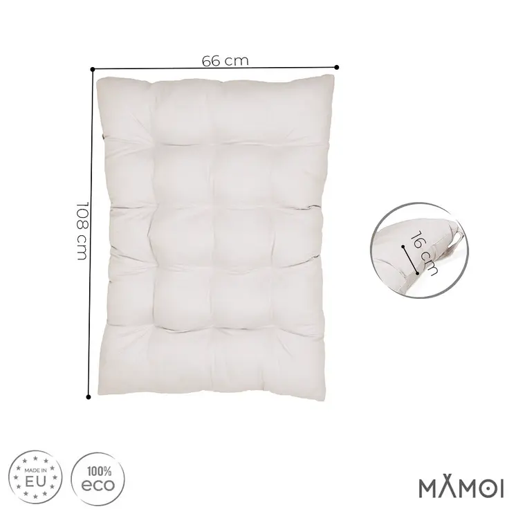 MAMOI® Triangle d'escalade balançoire avec Coussin, Coussin pour Triangle d'escalade pour Enfants en Bois, Triangle intérieur et extérieu, Escalade Enfant, Balancoire Bebe, Espalier Enfant