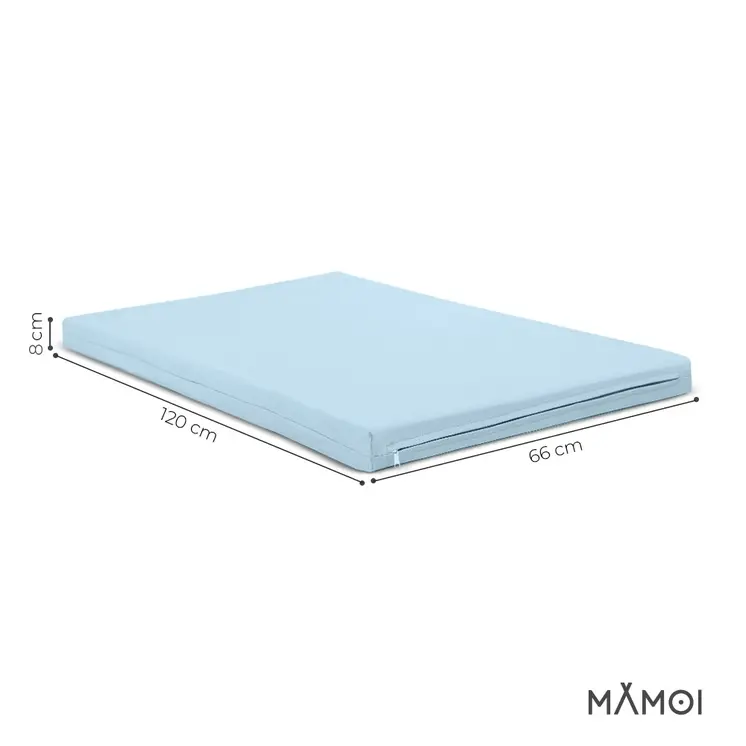 MAMOI® Baby gymnastics and play mat blue, Floor matt for baby gym, Activity soft playmats for toddlers and kids, Toddler playmat, Play mats from birth -6 months