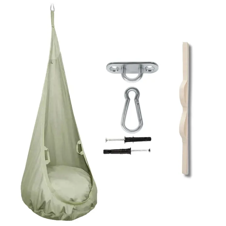MAMOI® Cocon hamac pour enfant, Fauteuil suspendu pour bebe, Balançoire de coton, Balancoire sensorielle interieur, Jeu sensoriel autisme
