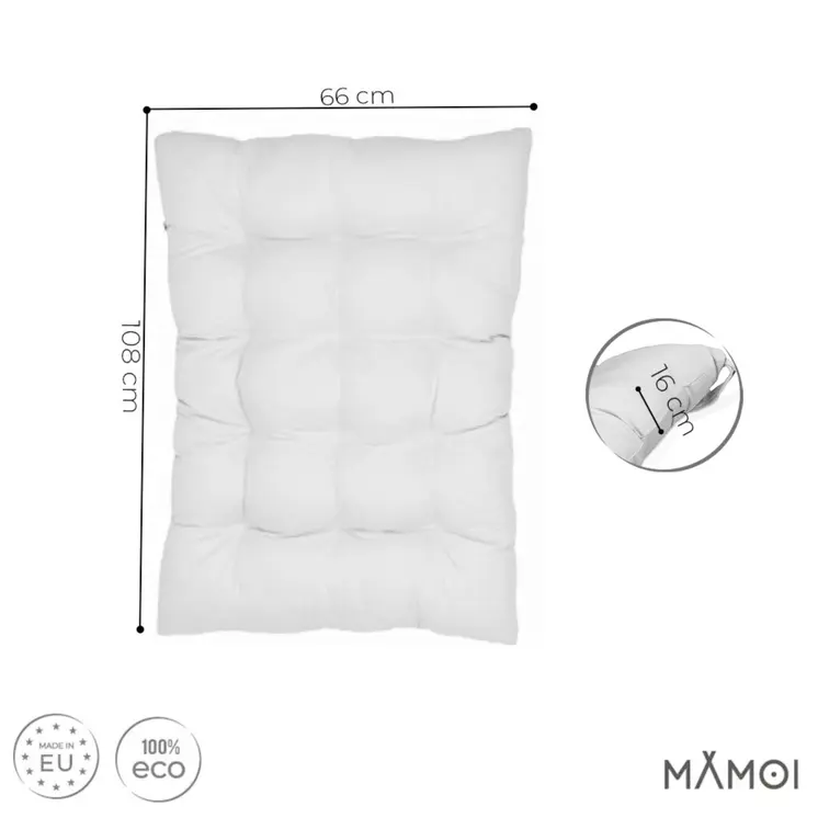 MAMOI® Cushion for toddler climbing frame indoor, Cushion for Baby kids climbing dome, Mat for wooden climbing triangle for children from 1/2/3 years