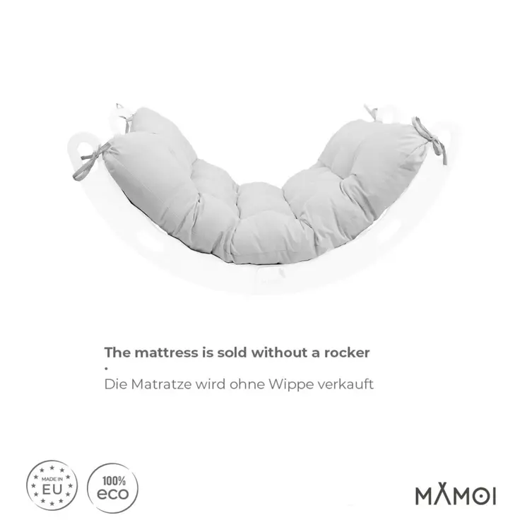 MAMOI® Cushion for toddler climbing frame indoor, Cushion for Baby kids climbing dome, Mat for wooden climbing triangle for children from 1/2/3 years