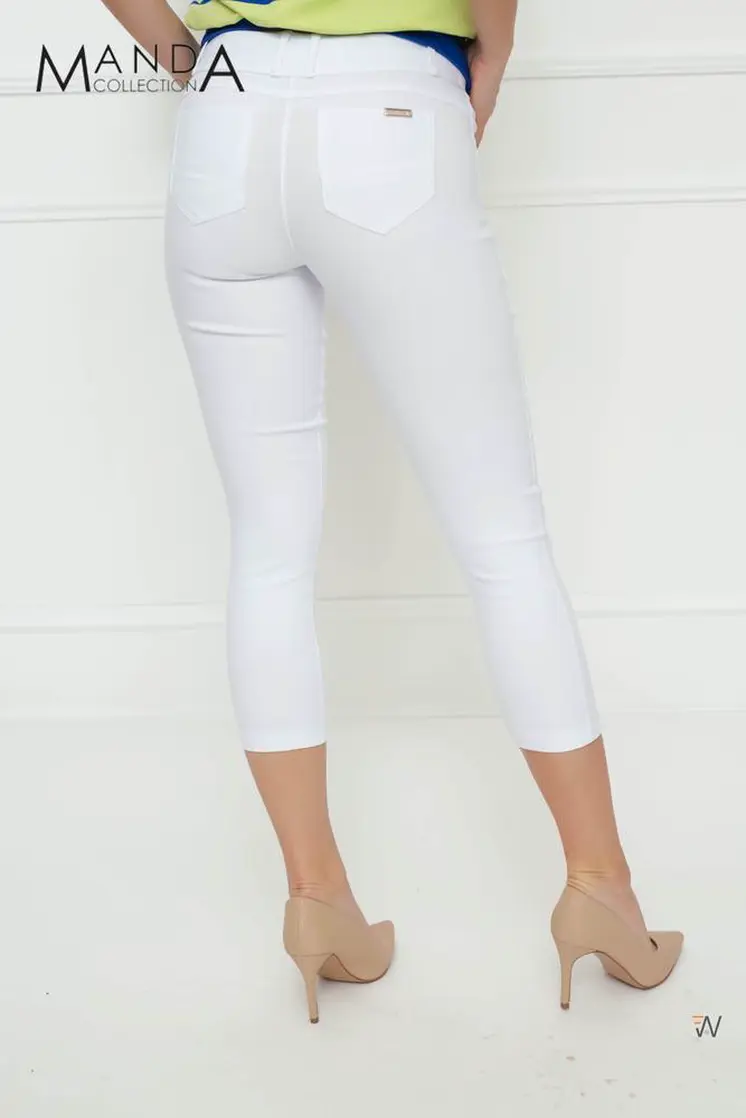 White fishing pants