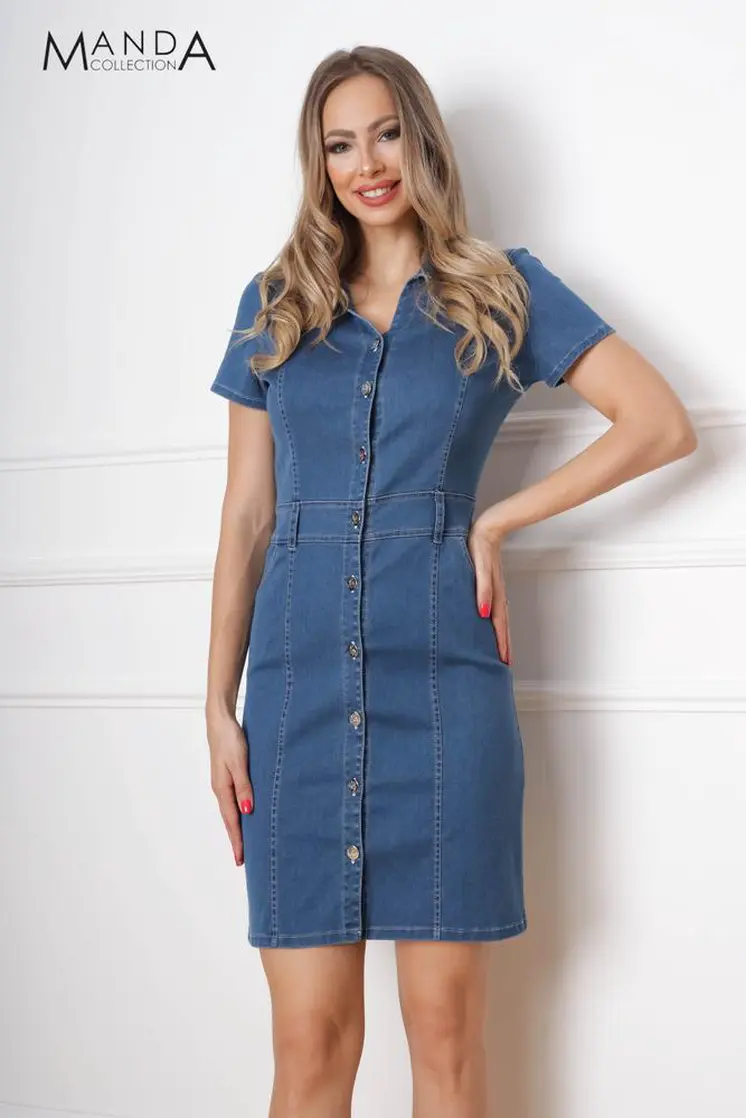 Denim dress
