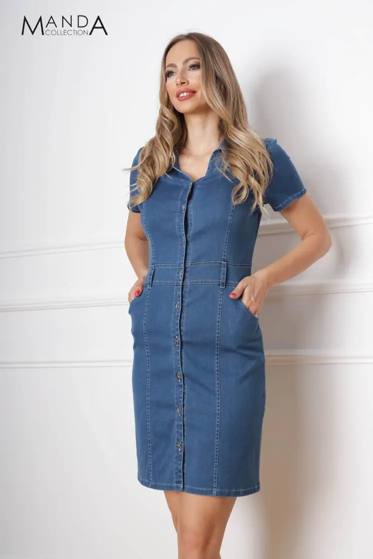 Denim dress