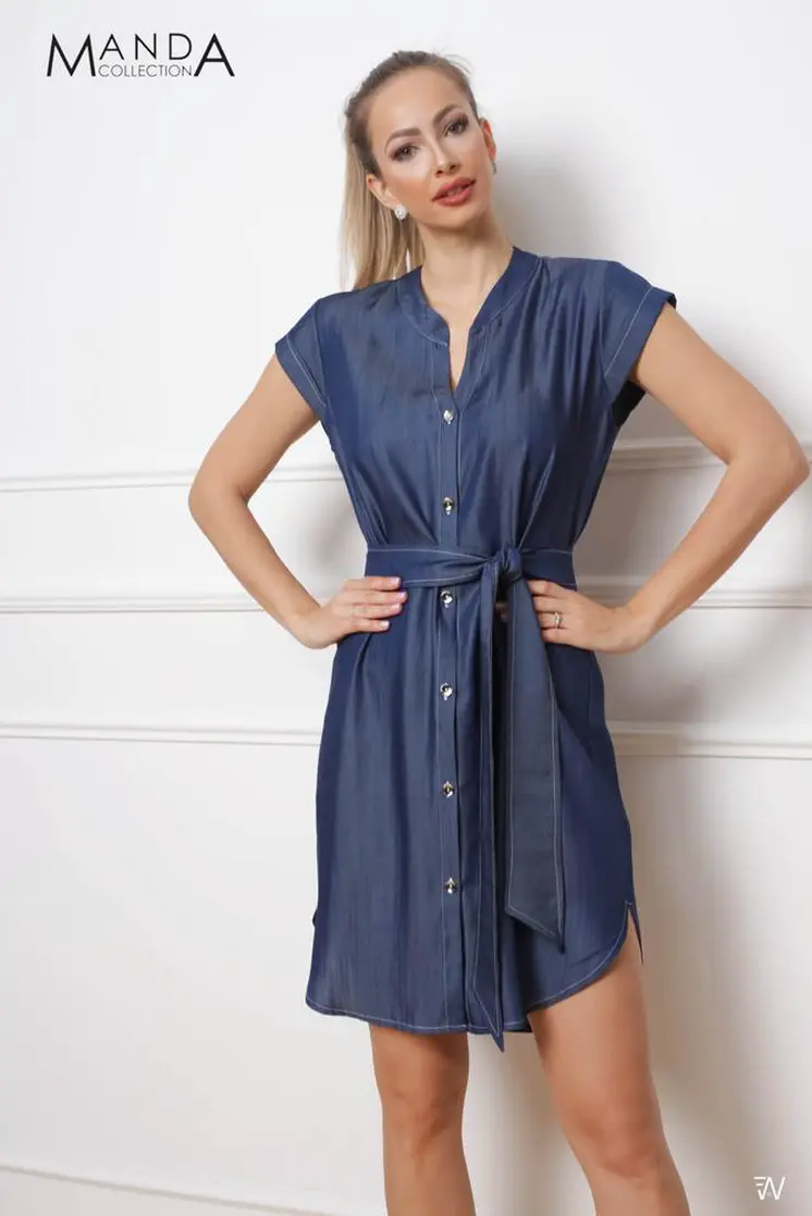 Denim dress