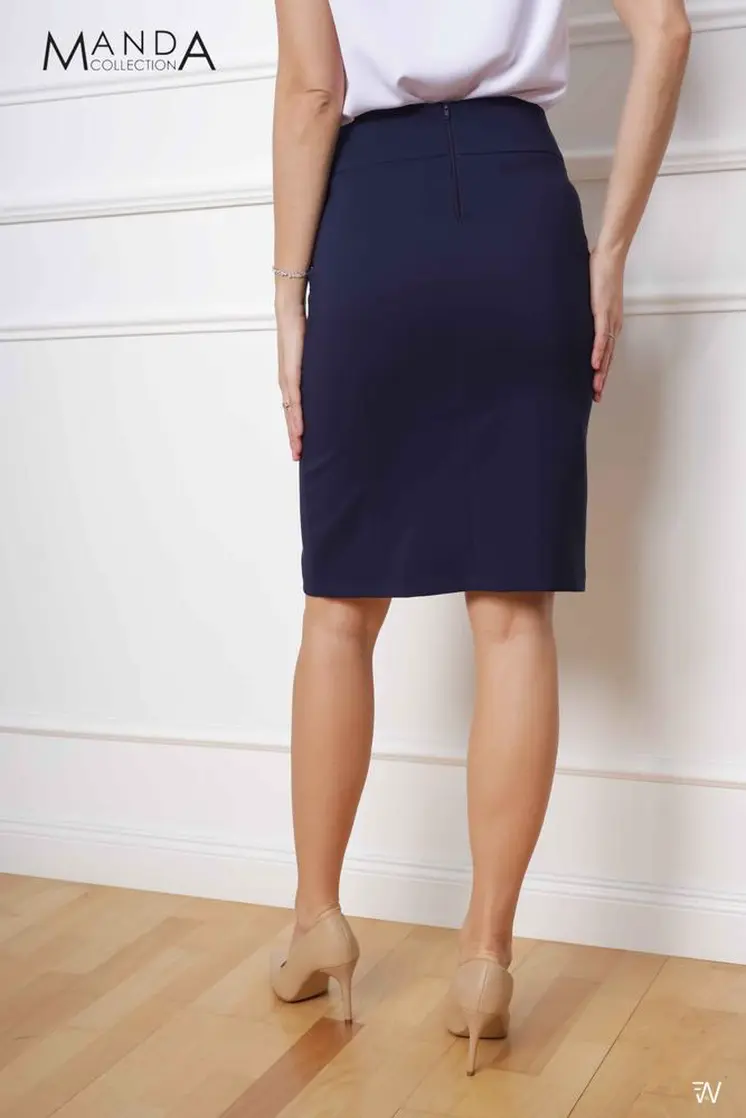 Dark blue skirt
