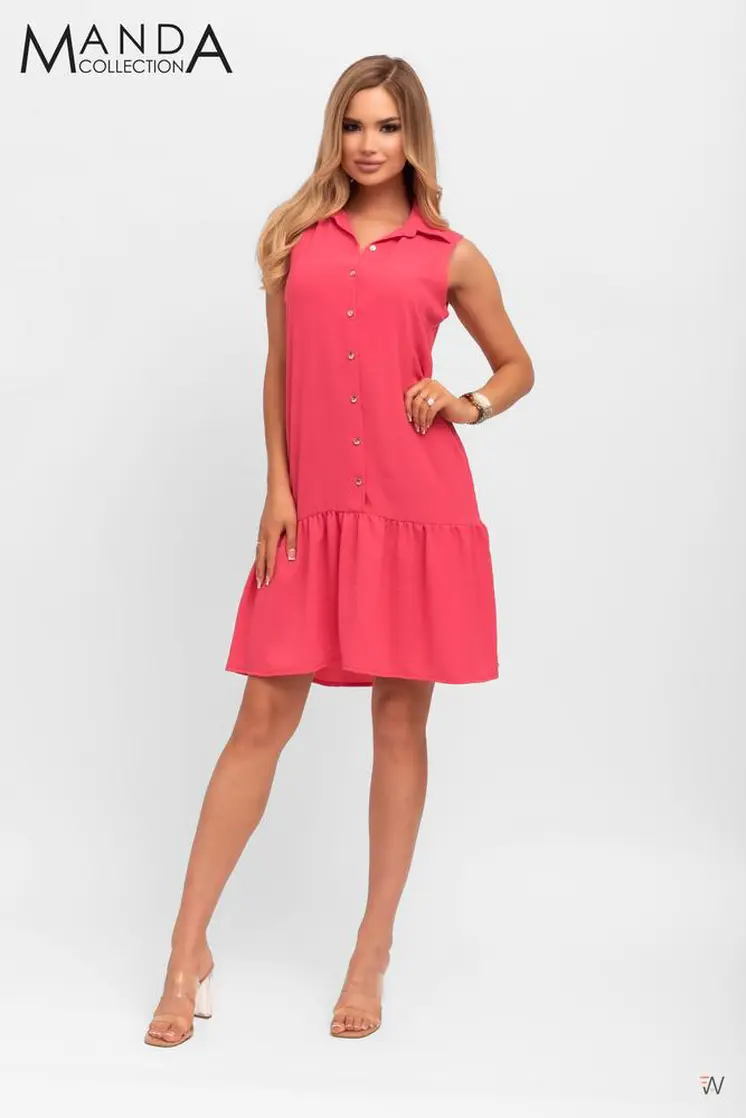 Coral dress