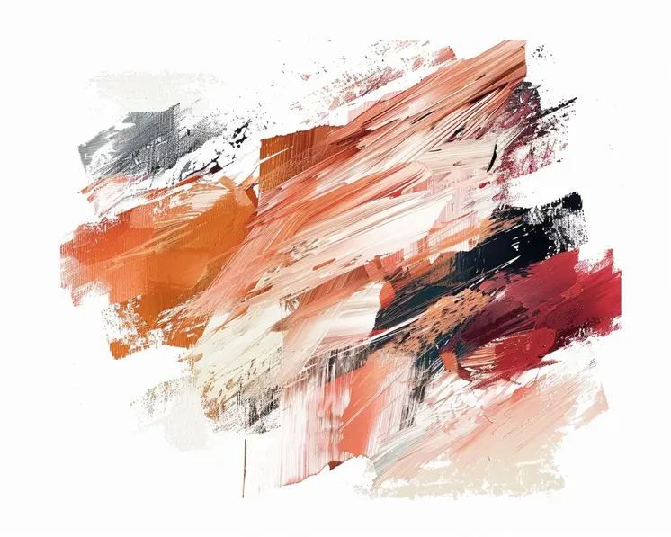 Brush Strokes Abstract 5"x7" Art Print