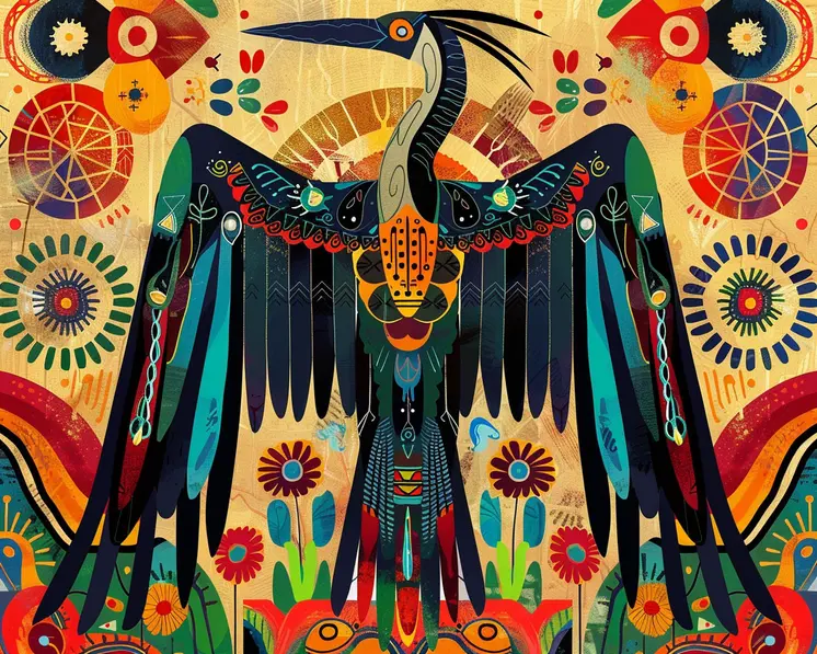 Boho Style Eagle 8”x10” Art Print