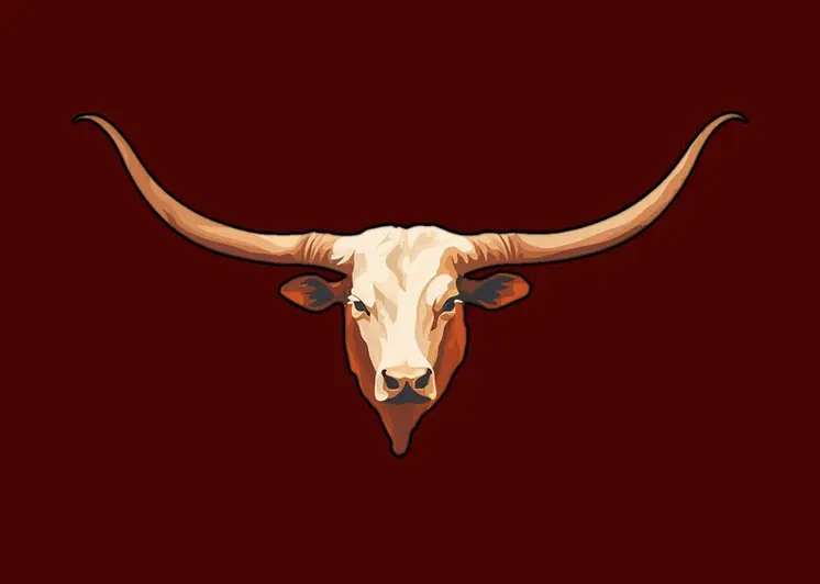 Classic Longhorn 8”x10” Art Print