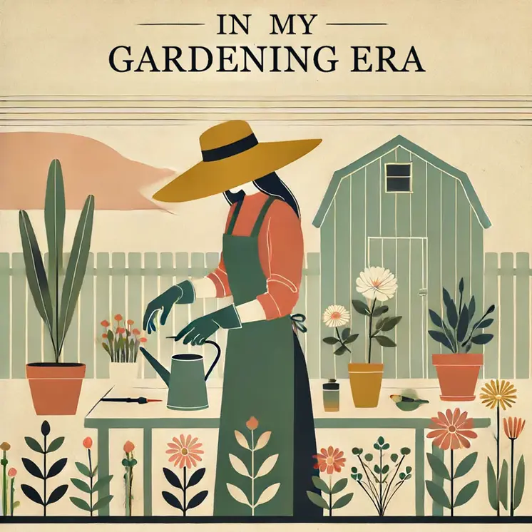 In My Gardening Era Art Print