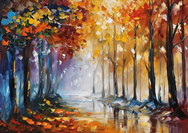 The Park Path Landscape 5”x7” Art Print