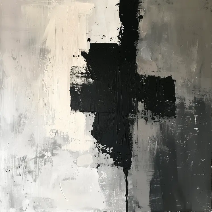 Justified Abstract 8"x8" Art Print