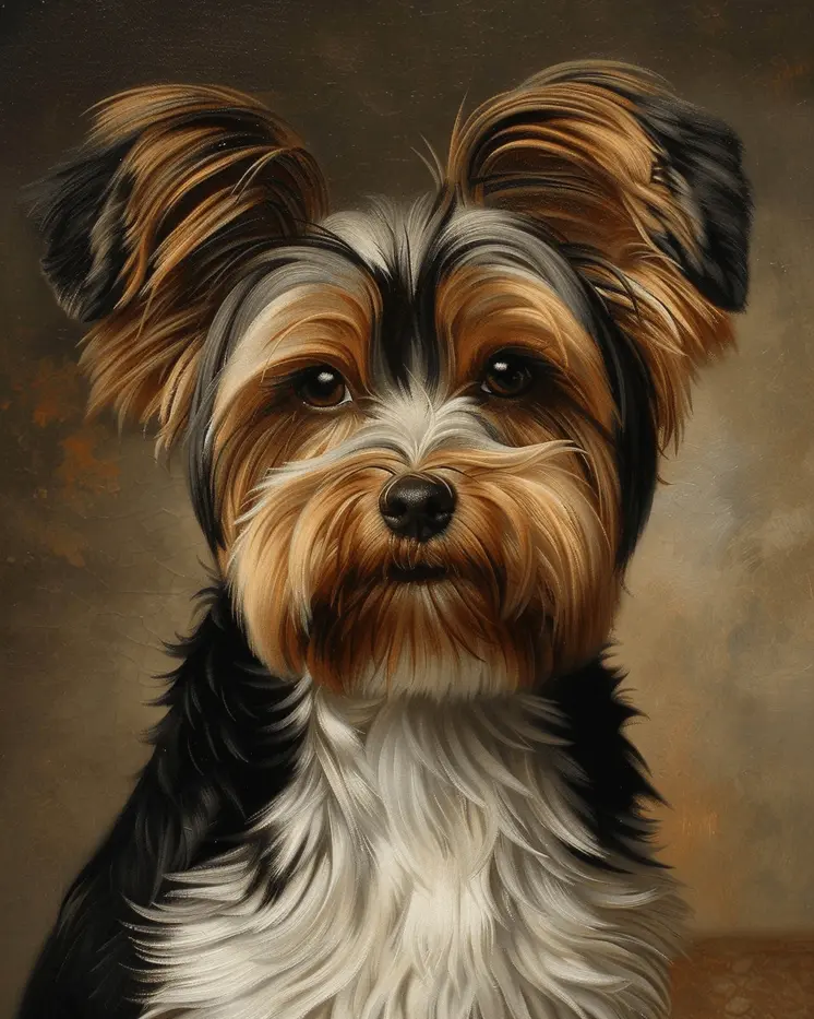 Biewer Terrier 8”x10” Art Print