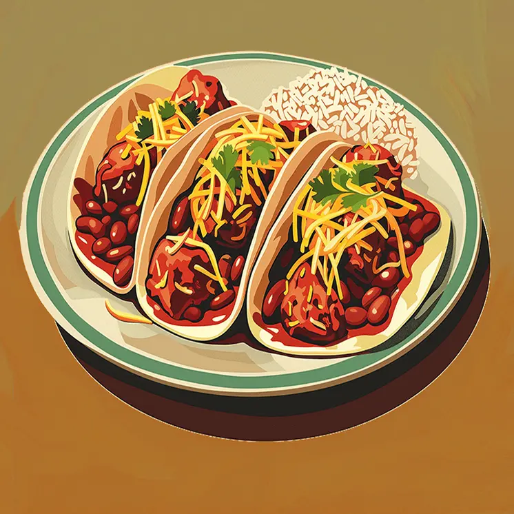 Tacos 8”x8” Art Print Bistro Collection