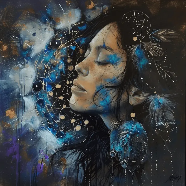 Dreamcatcher Goddess Art Print