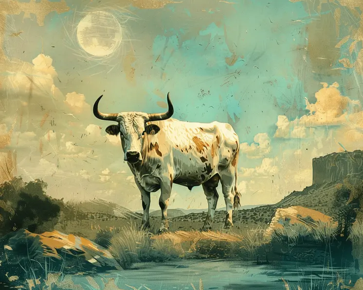 Ethereal Cow 8"x10" Art Print