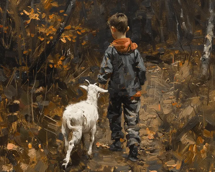 Billy Follows Billy 8"x10" Art Print