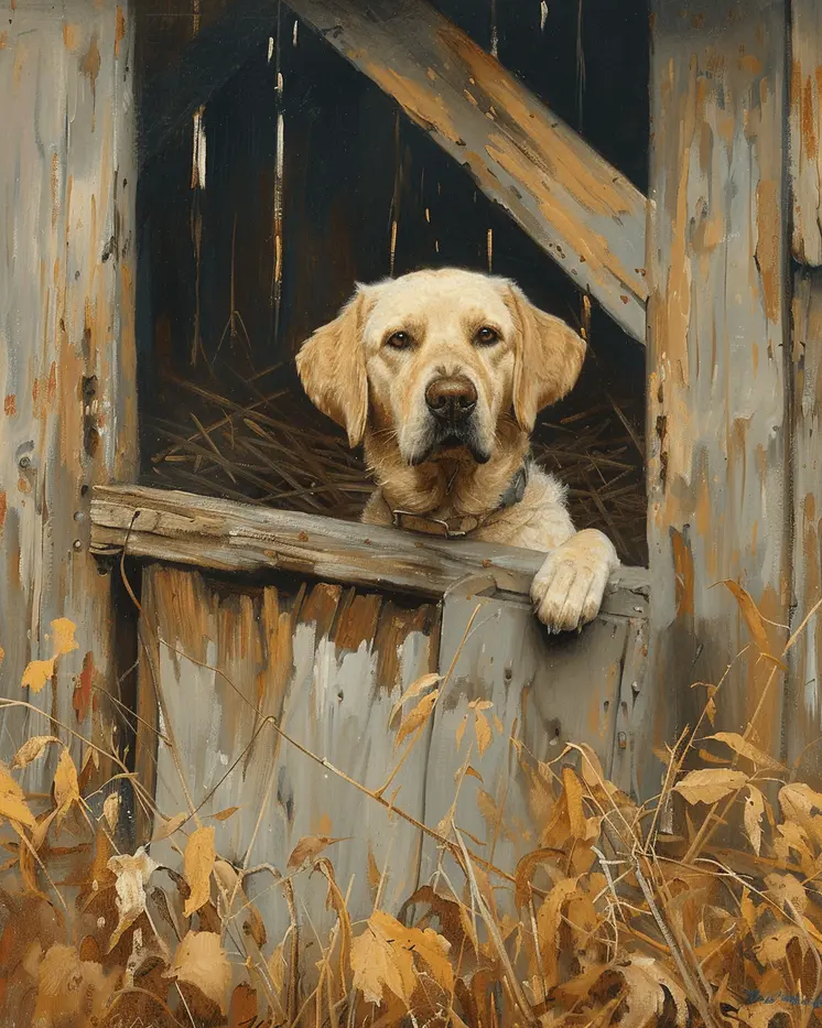 Where Ya Going? Labrador Retriever 8”x10” Art Print