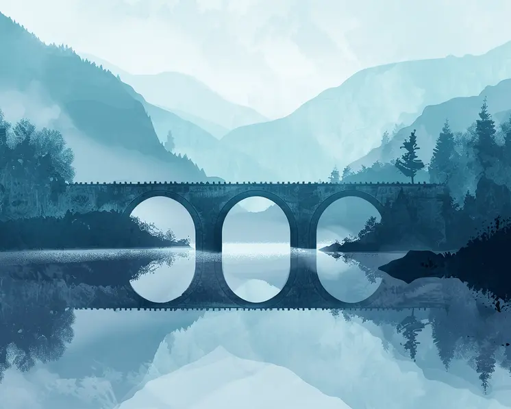 Stone Bridge Landscape 8"x10" Art Print