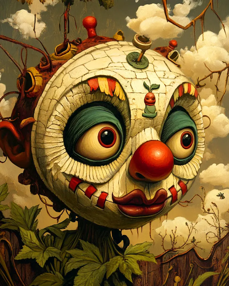 Poppin - Lowbrow Wall Art Prints - 8"x10" Art Print for 11"x14" Frame