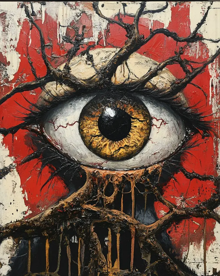 Tree Eye - Lowbrow Wall Art Prints - 8"x10" Art Print for 11"x14" Frame