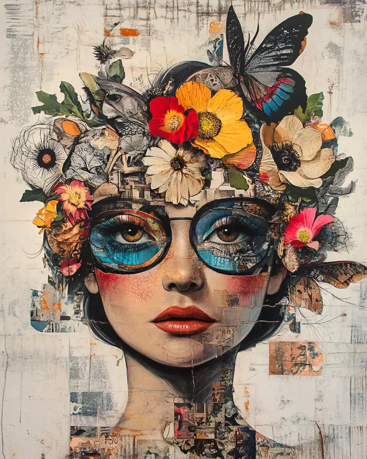 Flowerful - Lowbrow Wall Art Prints - 8"x10" Art Print for 11"x14" Frame
