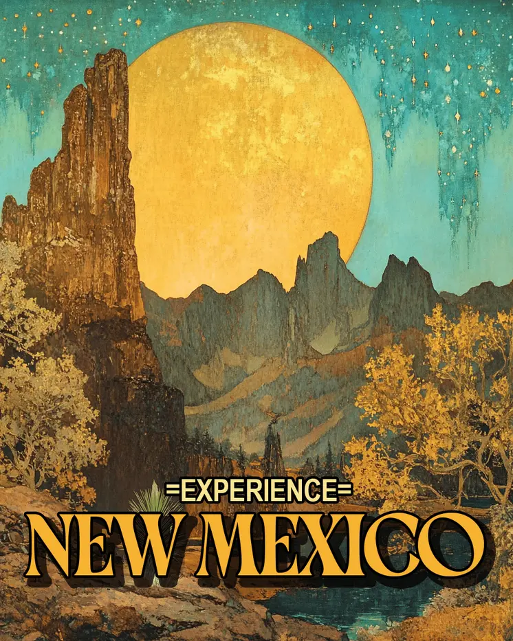 Sunrise - New Mexico Souvenir Home Decor Wall Art Prints – 8″x10″ Artwork – 11″x14″ Mat