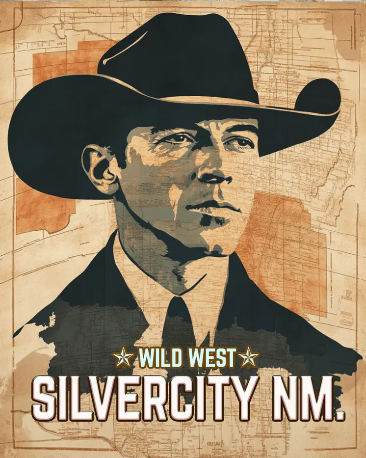 Gentleman Cowboy - New Mexico Souvenir Home Decor Wall Art Prints – 8″x10″ Artwork – 11″x14″ Mat