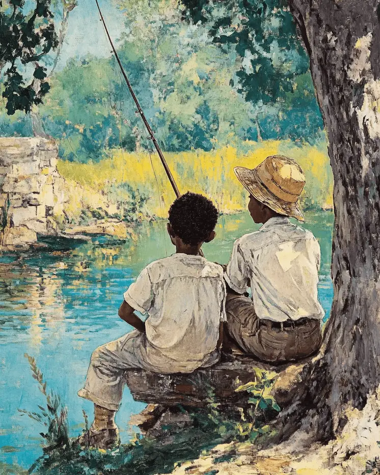 The Best Days Are Fishing Days - Western and Southwestern Home Decor Wall Art Prints – 8″x10″ Artwork – 11″x14″ Matte